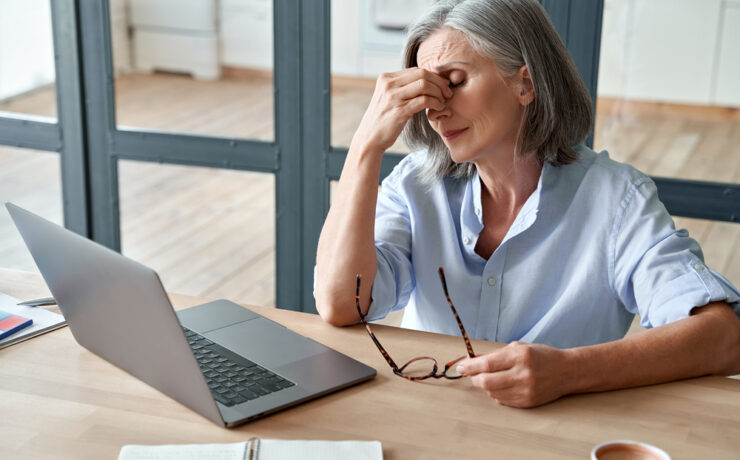 women with symptoms of menopause