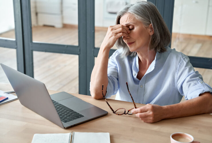 women with symptoms of menopause